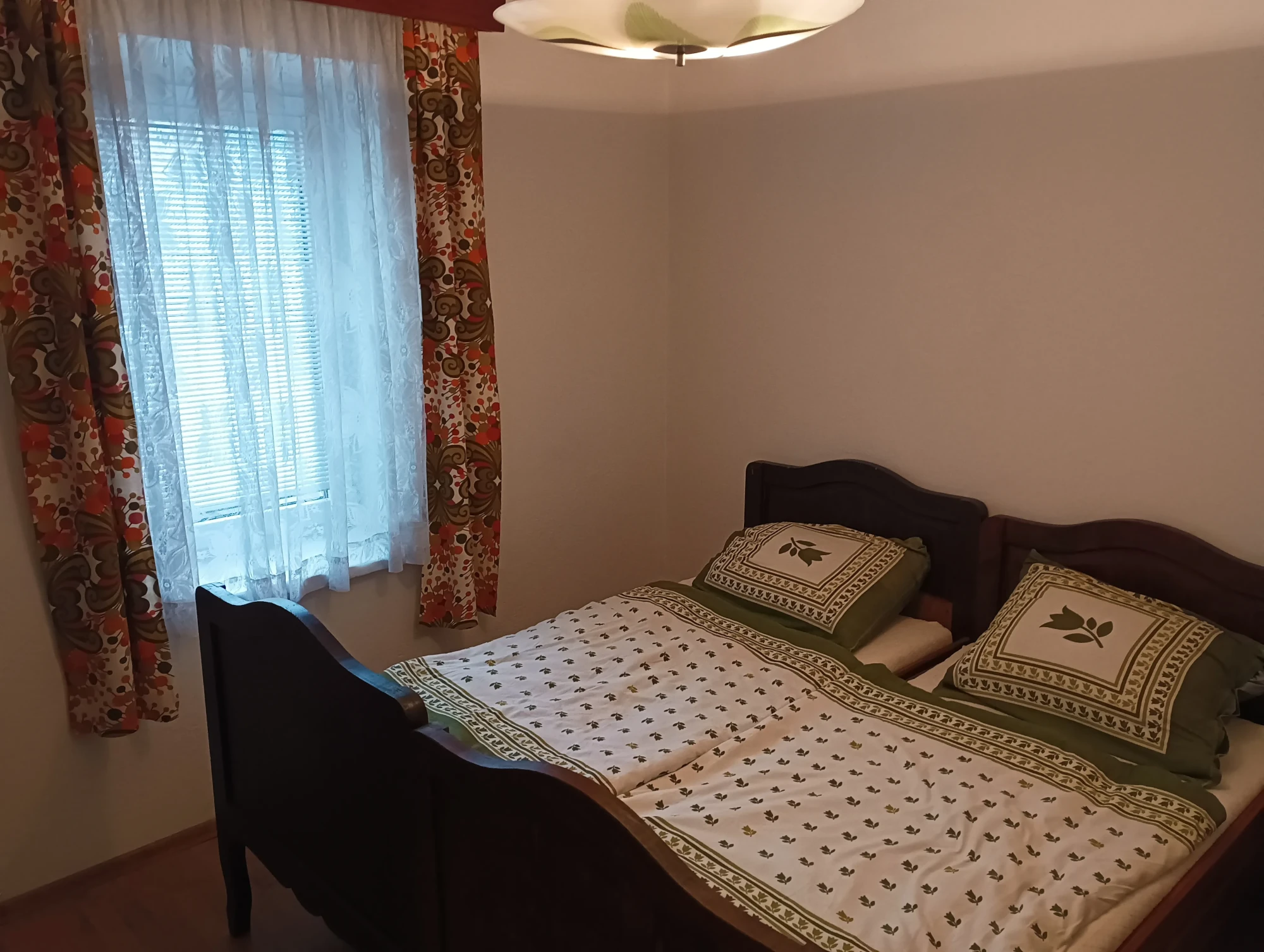 Interiér ubytování na statku u Walterů